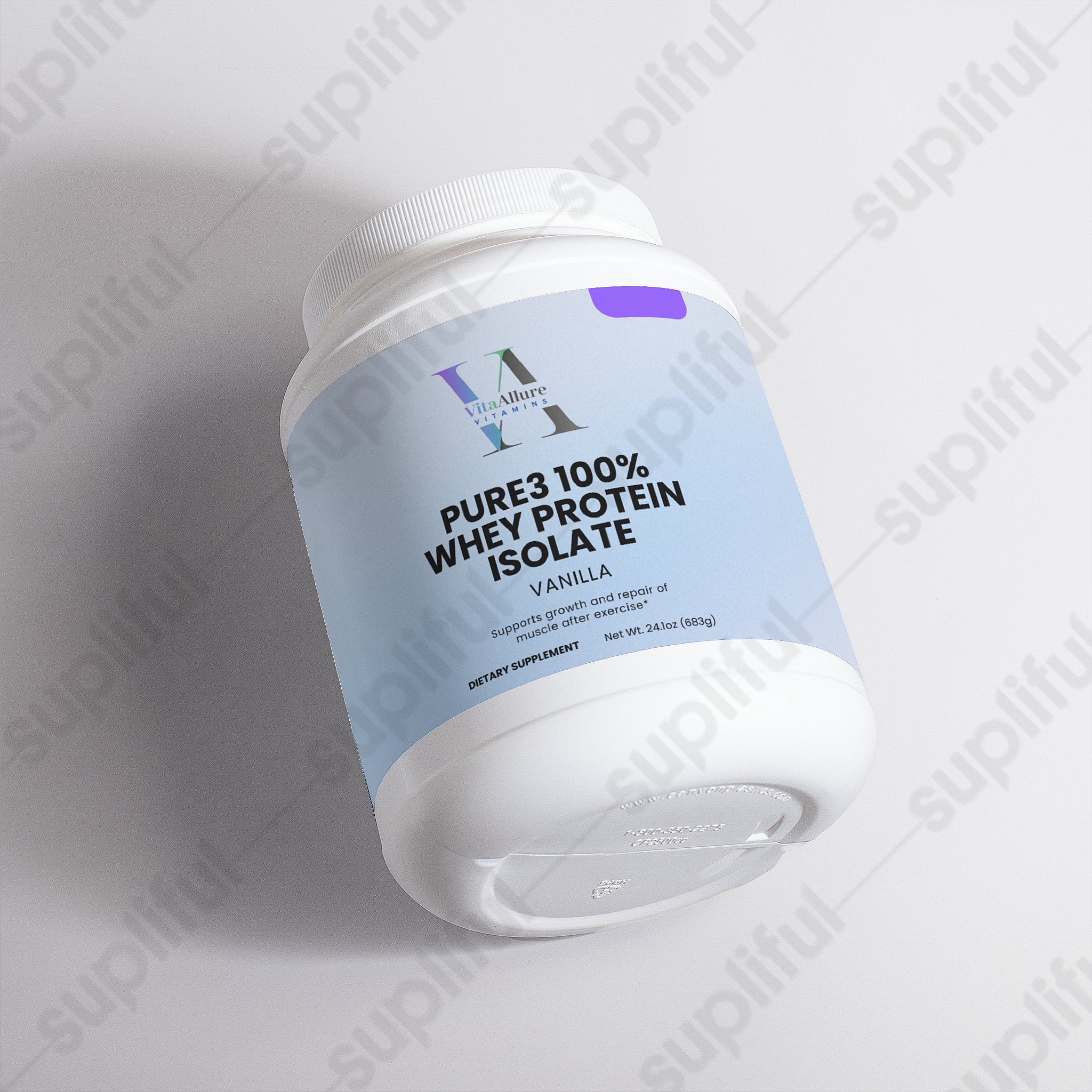 Pure3 100% Whey Protein Isolate (Vanilla)